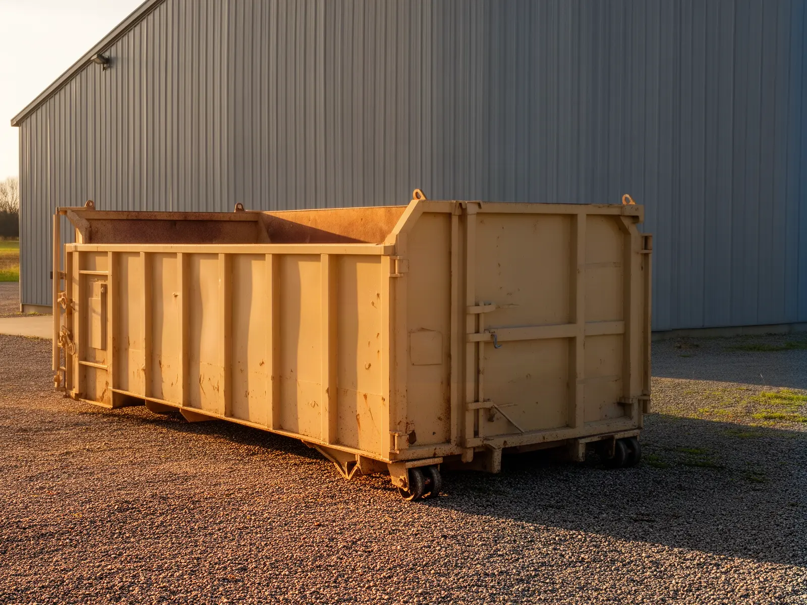 Roll-off dumpster from Kaufman's Richardson Dumpster Rental in Richardson, TX